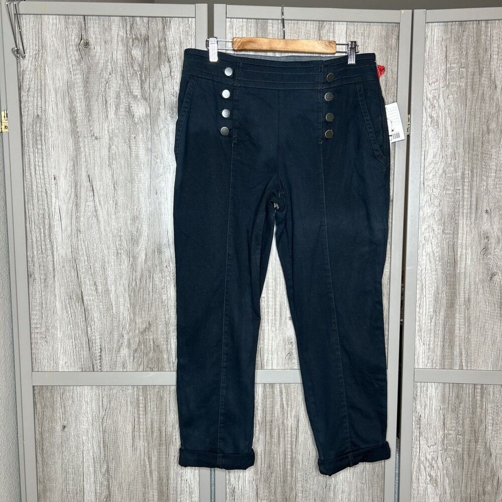 Daughters Of Liberation Pants Size 12 Sailor Rolled Hem Anthropologie NWT